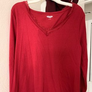 Red Old Navy Top, Lg